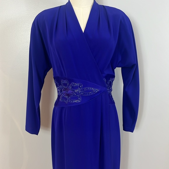 Daymor Couture Paris Montreal New York Petite Vintage Wrap Dress - Picture 5 of 17